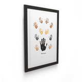 Coloured Left Hand with Children - House Of Mandela Art