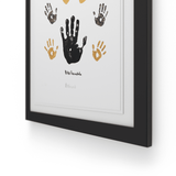 Coloured Left Hand with Children - House Of Mandela Art