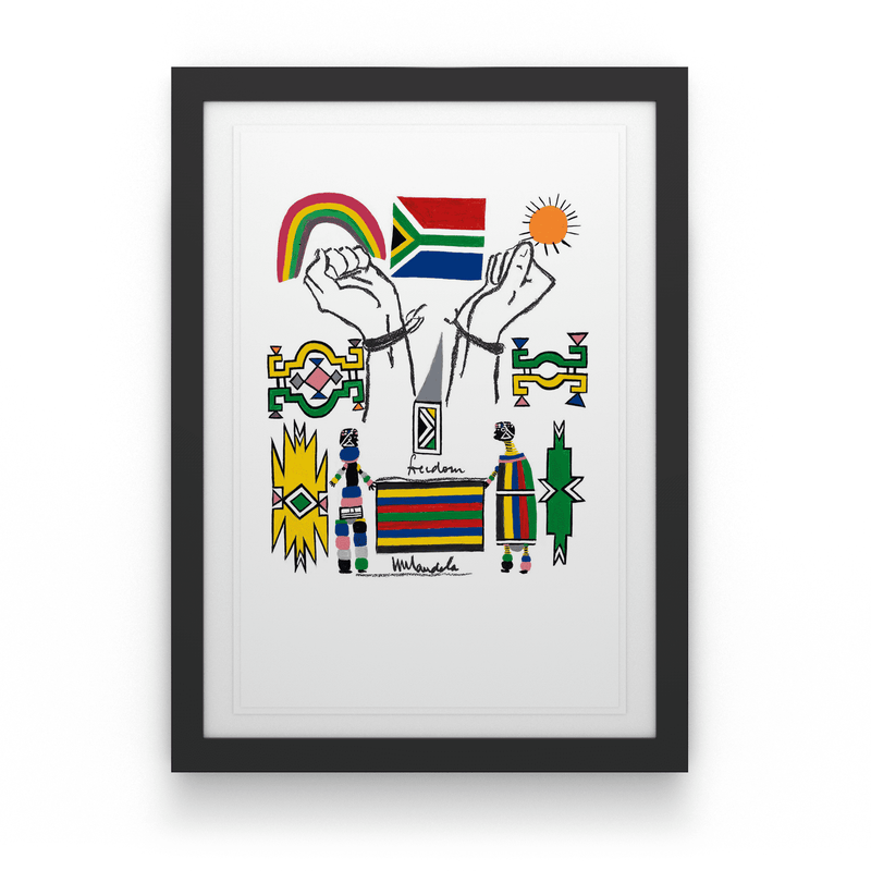 Esther Mahlangu - House Of Mandela Art