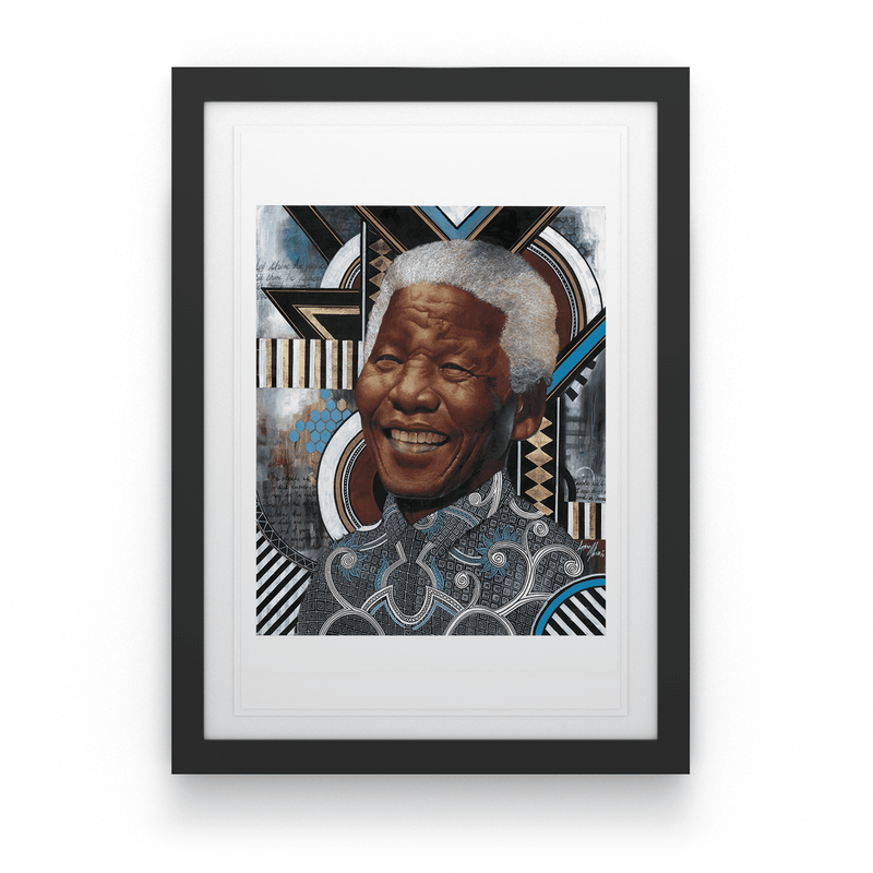 Loyiso Mkize - A Portrait of a Man I - House Of Mandela Art