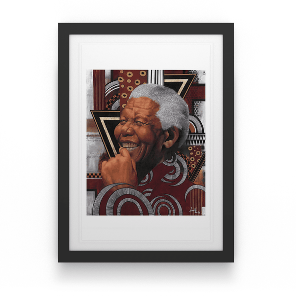 Loyiso  Mkize - A Portrait of a Man II - House Of Mandela Art