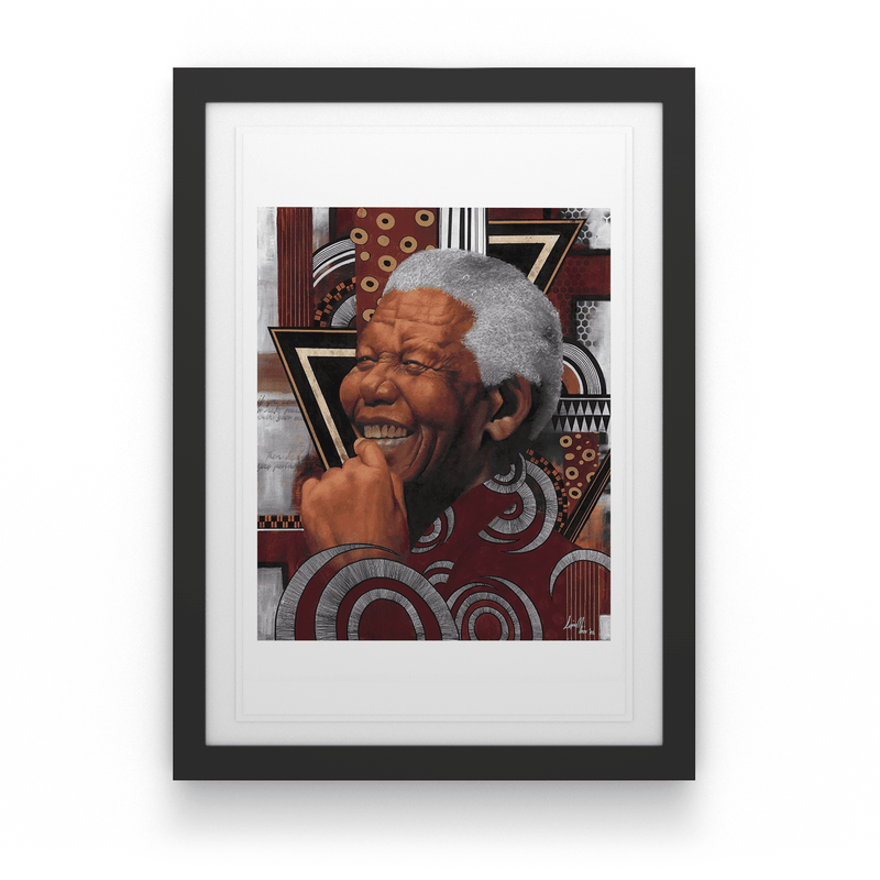 Loyiso  Mkize - A Portrait of a Man II - House Of Mandela Art