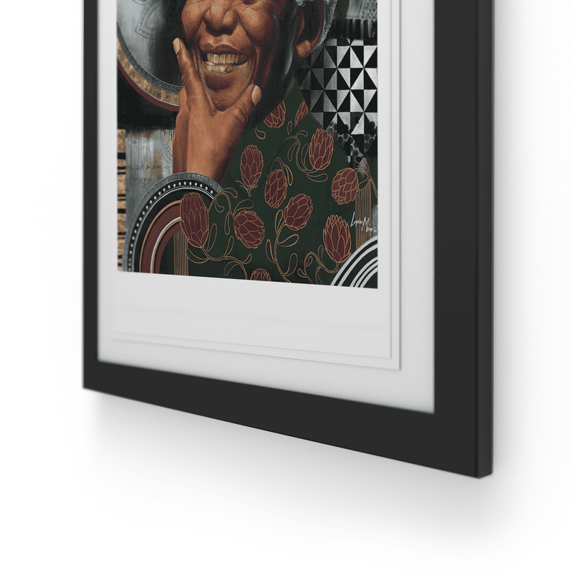 Loyiso Mkize - A Portrait of a Man IV - House Of Mandela Art