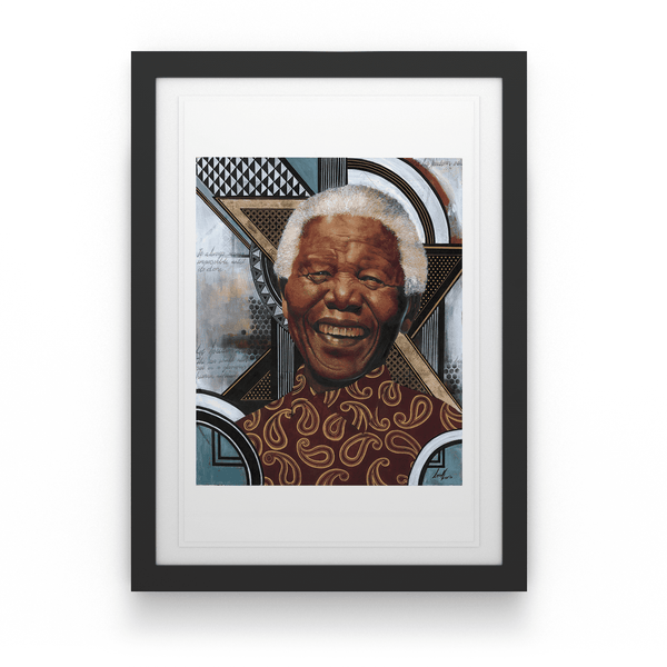 Loyiso Mkize - A Portrait of a Man V - House Of Mandela Art