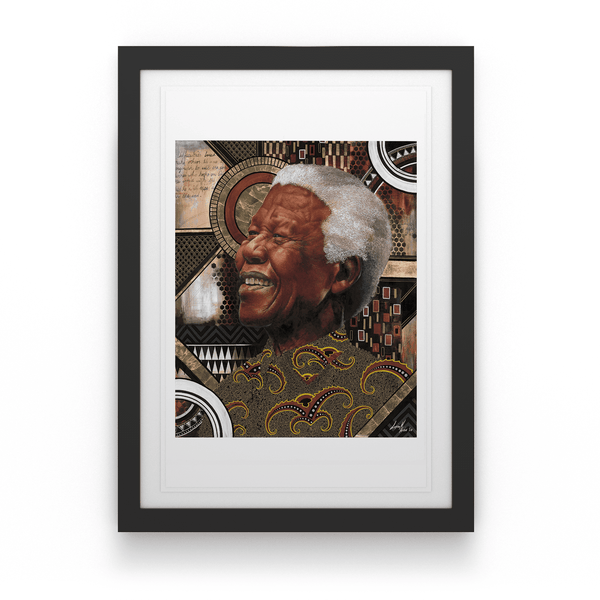 Loyiso Mkize - A Portrait of a Man VI - House Of Mandela Art